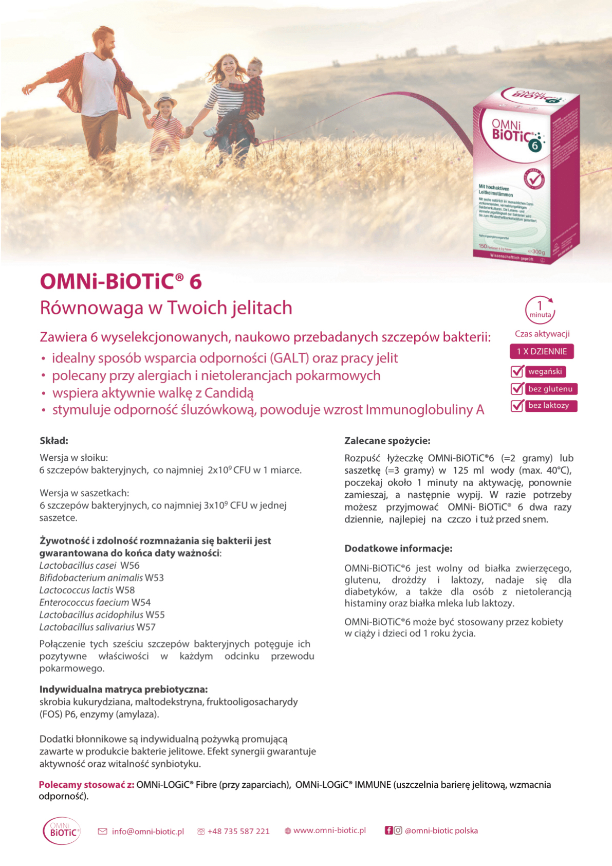 Ulotka OMNi-BiOTiC 6