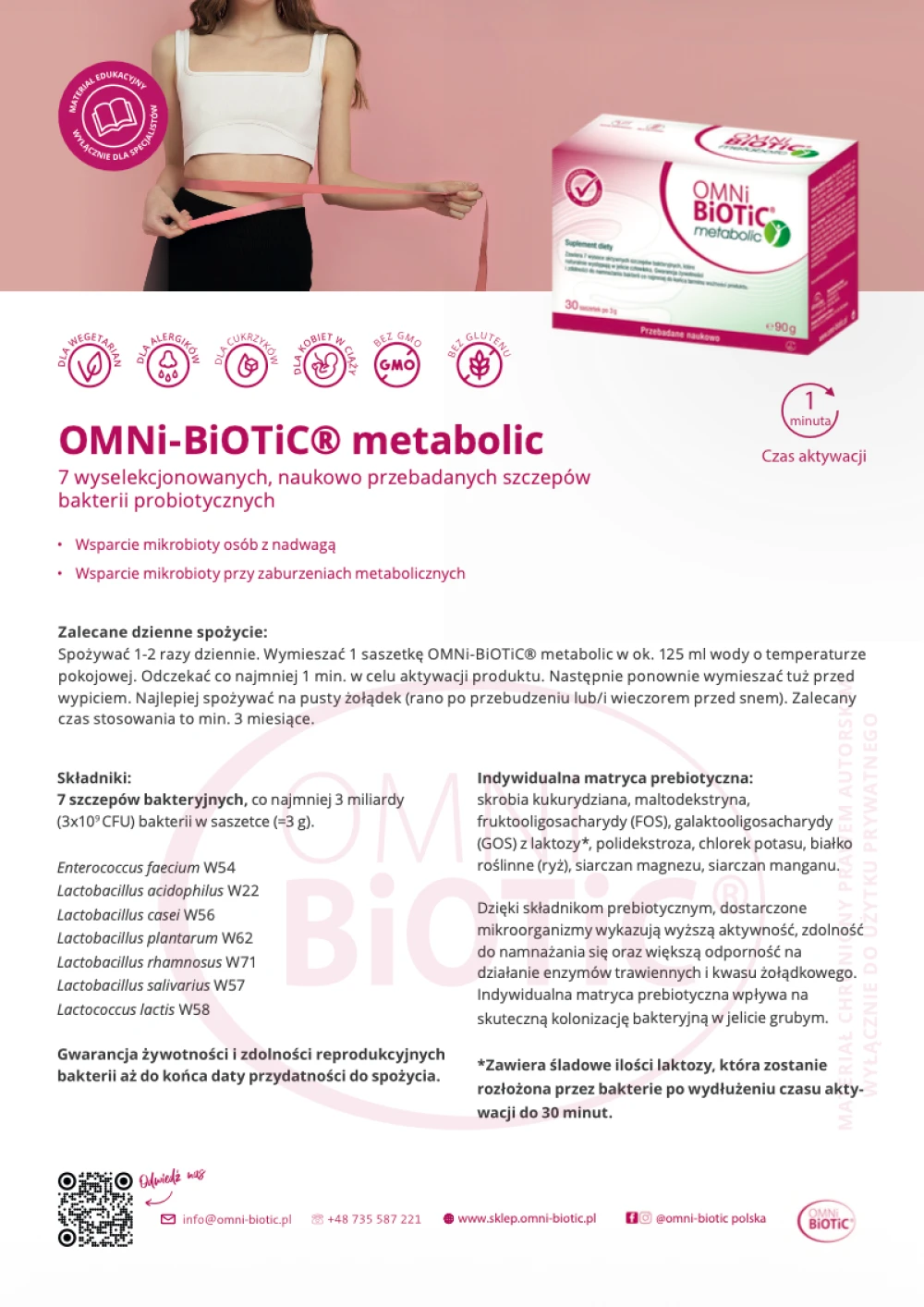 Ulotka OMNi-BiOTiC® metabolic