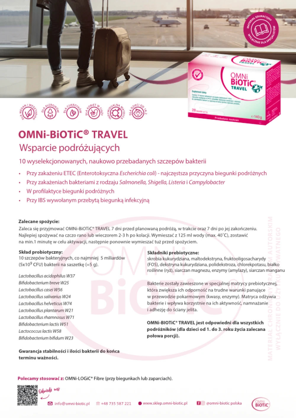 Ulotka OMNi-BiOTiC® TRAVEL